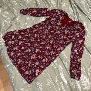 Madewell Button-back dress in Antique Flora